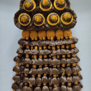 MOSQUERO DE SEDA PREMIUM/ ORO-VIEJO Y MARRÓN