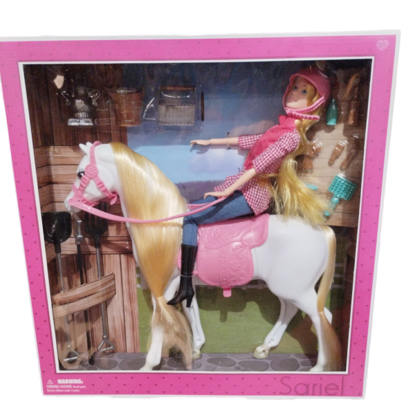 MUÑECA CON CABALLO