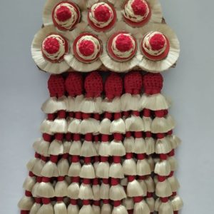 MOSQUERO DE SEDA PREMIUM BURDEOS/MARFIL