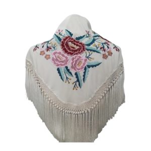 MANTÓN TRIANGULAR BEIGE