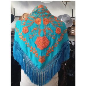 MANTÓN JOYAS TURQUESA